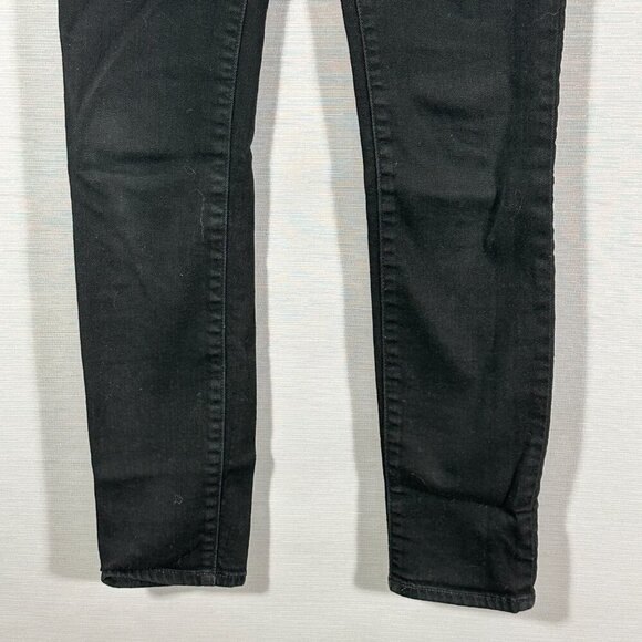 J Crew Jeans Womens 26 Lookout HIgh Rise Skinny Black Cotton Stretch Pockets - Picture 3 of 10